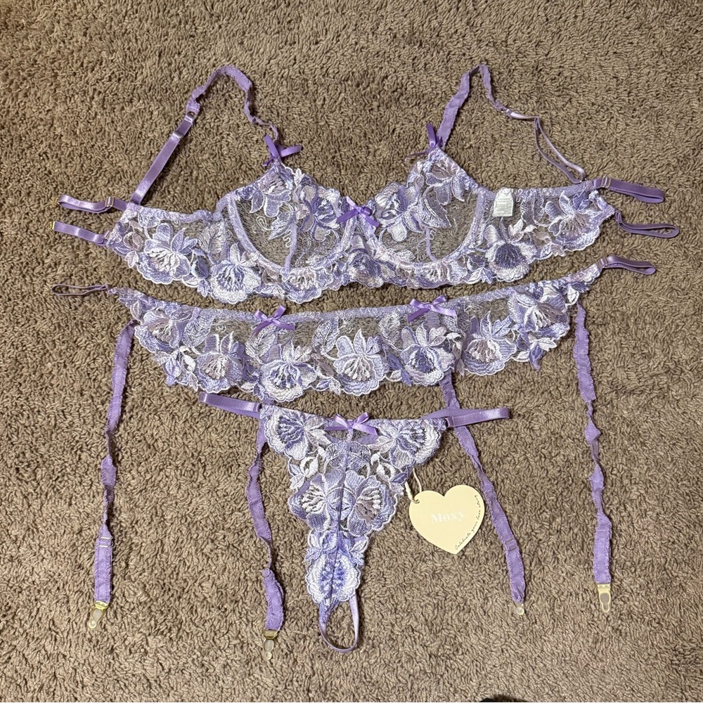 Moxy Lace Bra and Panty Set